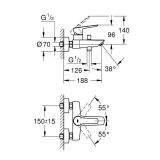 PIPA ZA KAD GROHE START OHM QUICKFIX