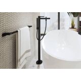 PIPA ZA KAD HANSGROHE HG FINORIS SAMOSTOJEČA ZA KAD, ČRNA MAT, PRHA