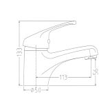 PIPA ZA UMIVALNIK BLITZ 601 MEDIC