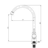 PIPA ZA UMIVALNIK BLITZ MIB-1103 HLADNA VODA