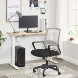 PISALNA MIZA SONGMICS SIT&STAND OKVIR ZA MIZO ELEKTRIČEN BEL