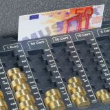 PISARNIŠKI PRIPOMOČKI DURABLE BLAGAJNA Z EURO PLOŠČO