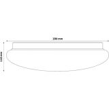 PLAFONJERA AVIDE LED STELLA 24W 3000K