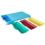 PLASTIČNA DESKA FACKELMANN 5/1 DESKA ZA REZANJE Z ODSTRANLJIVIMI PLADNJI