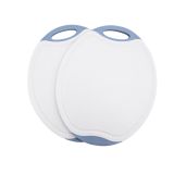 PLASTIČNA DESKA STEUBER 37X30.5 CM OVALNA ZA REZANJE BELA Z MODRIM