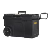 PLASTIČNA KASETA STANLEY 62X38X42 CM S KOLESI IN ROČAJEM