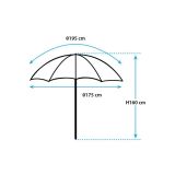 PLAŽNI ŠOTOR BRUNNER BEACH PARSOL 2V1