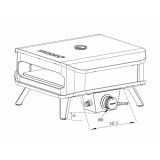 PLINSKA PEČ ZA PICO COZZE 5KW 33 CM S TERMOMETROM