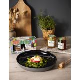 PLITVI KROŽNIK LUMINARC 25 CM VICKY LAVA STONE