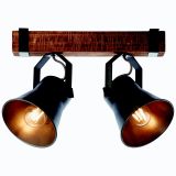 NADGRADNA STROP. SVETILKA PLOW MAX.2X10W, E27, ČRNA