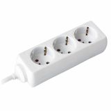 PODALJŠEK COMMEL 3 VTIČNICE 5 M BEL H05VV-F 3X1.5