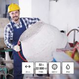 PODALJŠEK EMOS 3 FAZNI ZUNANJI 20M 400V 1 VTIČNICA, ČRNI