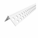 PODKONSTRUKCIJSKI PROFIL PVC ROBNI L=2.5M 25X25MM BELI