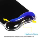 PODLOGA ZA MIŠKO KENSINGTON GEL MODRO-ČRNA 62401