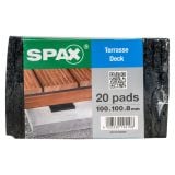 DODATEK ZA TERASO SPAX PODLOGE ZA TERASE V ZAVITKU 20 KOS