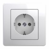 PODOMETNA VTIČNICA EKONOMIK VARNOSTNA BELA, BREZVIJAČNA