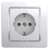 PODOMETNA VTIČNICA EKONOMIK VARNOSTNA BELI DUROPL, BREZVIJAČNA