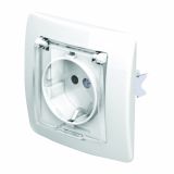 PODOMETNA VTIČNICA EKONOMIK VARNOSTNA S PROZOR.POKROV BELA, BREZVIJAČNA