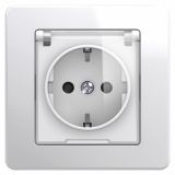 PODOMETNA VTIČNICA EKONOMIK VARNOSTNA S PROZOR.POKROV BELI DUROPLAST, VIJAČNA