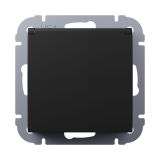 PODOMETNA VTIČNICA I700 VARNOSTNA 16A ČRNA MAT, S POKROVOM