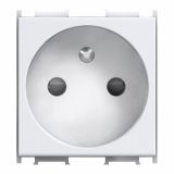 PODOMETNA VTIČNICA MODUL FRANCOSKA BELA, VIJAČNA, 2M, BOK