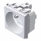 PODOMETNA VTIČNICA MODUL FRANCOSKA BELA, VIJAČNA, 2M, BOK