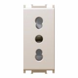 PODOMETNA VTIČNICA MODUL ITALIJANSKA BEŽ, VIJAČNA, 1M, BOK