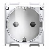 PODOMETNA VTIČNICA MODUL VARNOSTNA S PROZOR.POKROV BELA, VIJAČNA, 2M, BOK