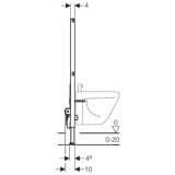 DODATKI ZA SANIT.KERAMIKO GEBERIT DF H=112 CM
