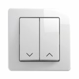 PODOMETNO STIKALO EKONOMIK ŽALUZIJSKO 10AX BELO, NT09