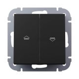 PODOMETNO STIKALO I700 ŽALUZIJSKO 10AX ČRN MAT