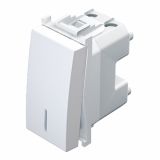 PODOMETNO STIKALO MODUL NAVADNO 16AX BELO, INDIKATOR, 1M