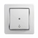 PODOMETNO TIPKALO EKONOMIK NAVADNO 10A, TI 50 BELI DUROP, ZVONEC,S TLIV