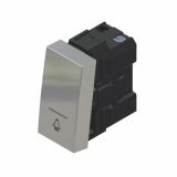 PODOMETNO TIPKALO MODYS NAVADNO 10A SREB, 1M, ZVONEC, BREZ TL