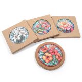 PODSTAVEK 20 CM KERAMIČNI ROŽE DNO IZ PLUTE