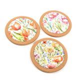 PODSTAVEK 20 CM KERAMIČNI TULIPAN DNO IZ PLUTE