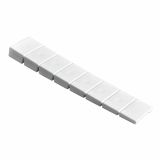 ZAGOZDA ZA POHIŠTVO HETTICH DIY 8X20X100 MM PVC, BELA, V ZAVOJU JE 4 KOS