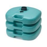 PODSTAVEK ZA SENČNIK PLASTIME 19 L, MODER, ZELEN