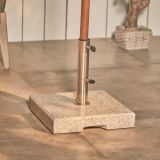 PODSTAVEK ZA SENČNIK VONHAUS KVADRATNI, GRANITNI