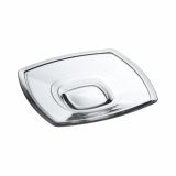 PODSTAVEK ZA SKODELICO STEKLARNA HRASTNIK ZA GEO 14X14 CM STEKLEN