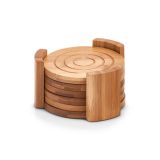 PODSTAVEK ZELLER PRESENT 12.7X7 CM 7 DELNI BAMBOO ZA KOZARCE