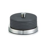 PODSTAVEK ZELLER PRESENT 10X6 CM 7 DELNI SET SILIKONSKI ANTRACIT