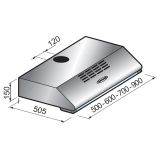 PODVGRADNA KUHINJSKA NAPA SICCABO STANDARD EVO 60 INOX