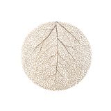 POGRINJEK DECORIS LIST, ZLAT ALI SREBRN FI 38 CM. SORT