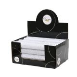 POGRINJEK DECORIS TKANINA PE, SREBRNA 200X35 CM