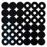 POGRINJEK SIRETESSILE 33X45 CM GEOMETRIC ZLAT/RDEČ/ČRN