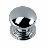 POHIŠTVEN GUMB HETTICH DIY, FI 22MM ,  KROMIRAN