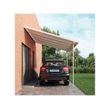 POLIKARBONATNA KRITINA GUTTA NADSTREŠEK ZA TERASE BELA 3X3 M KOMPLET