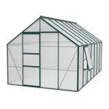 POLIKARBONATNI RASTLINJAK VITAVIA MERIDIAN 1 11500 VP4MM SMARAGDNA 2.6X4.45M