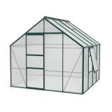 POLIKARBONATNI RASTLINJAK VITAVIA MERIDIAN 1 6700 VP4MM SMARAGDNA 2.6X2.6M